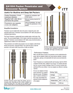 Packer Penetrators with Crossover Adapaters Datasheet